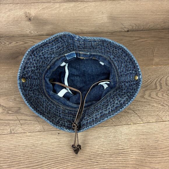 Unisex 100% Cotton Bucket Hat Fishing Camping Safari Boonie Sun Brim Summer Cap - Picture 8 of 11